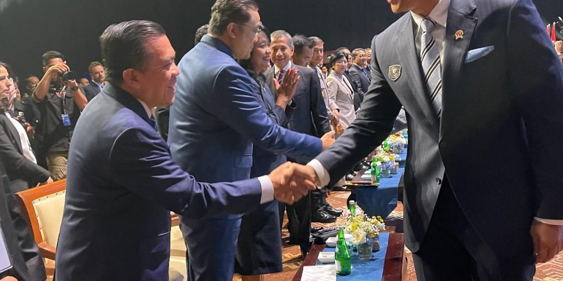 Gubernur Jambi Al Haris saat menghadiri ICI 2025 di Jakarta. (dok.DiskominfoJambi)