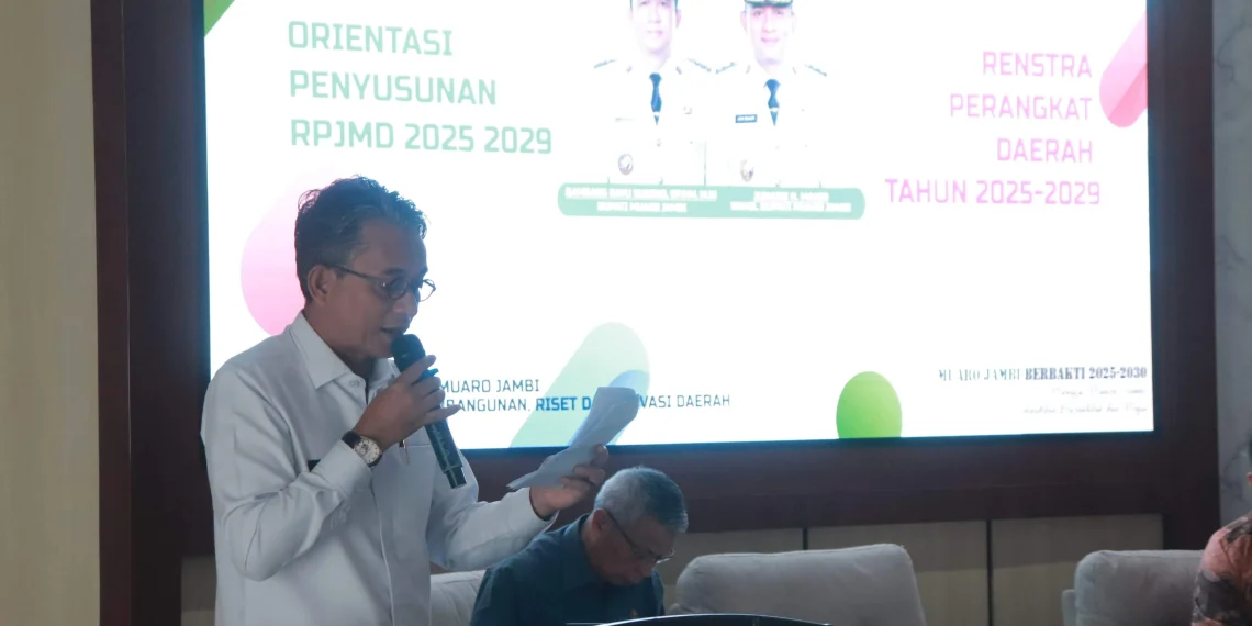 Wakil Bupati Kabupaten Muaro Jambi Junaidi H. Mahir Menghadiri Acara Rapat Orientasi Penyusunan RPJMD dan Rensta PD 2025-2029