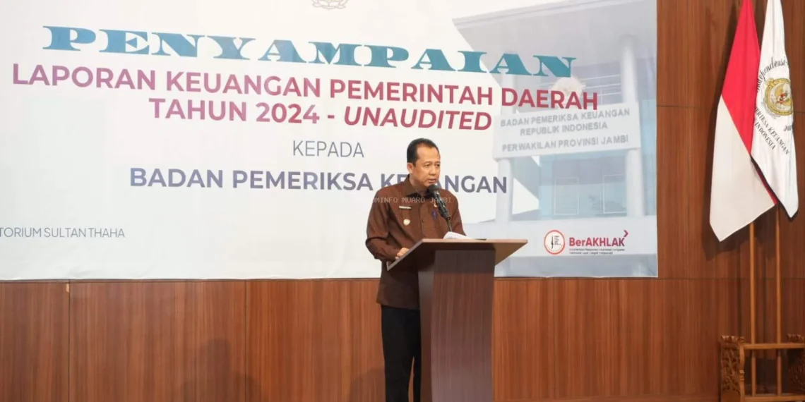 Bupati BBS Penyampaian Laporan Keuangan Pemerintah Daerah Tahun 2024 – Unaudited Kepada Badan Pemeriksa Keuangan