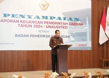 Bupati BBS Penyampaian Laporan Keuangan Pemerintah Daerah Tahun 2024 – Unaudited Kepada Badan Pemeriksa Keuangan