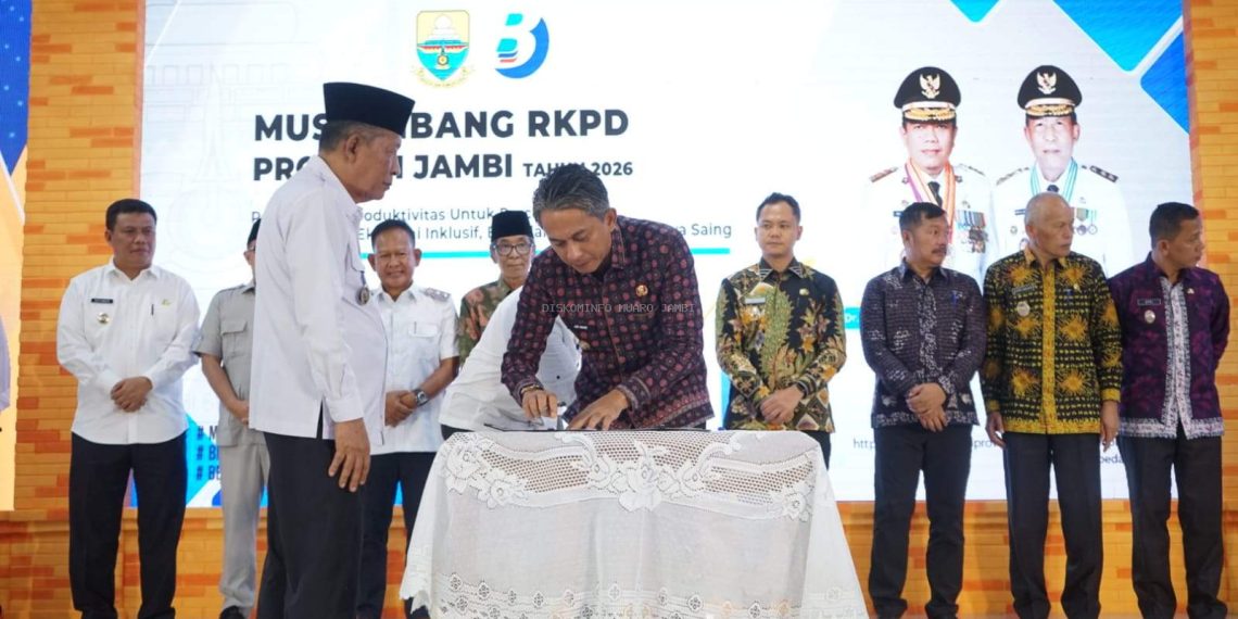 Wakil Bupati Junaidi H. Mahir Hadiri Kegiatan Musrenbang RKPD Prov Jambi 2026