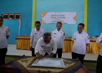 Wabup Muaro Jambi Junaidi Mahir Hadiri Sosialisasi dan Pencanangan Desa Cantik Tahun 2025