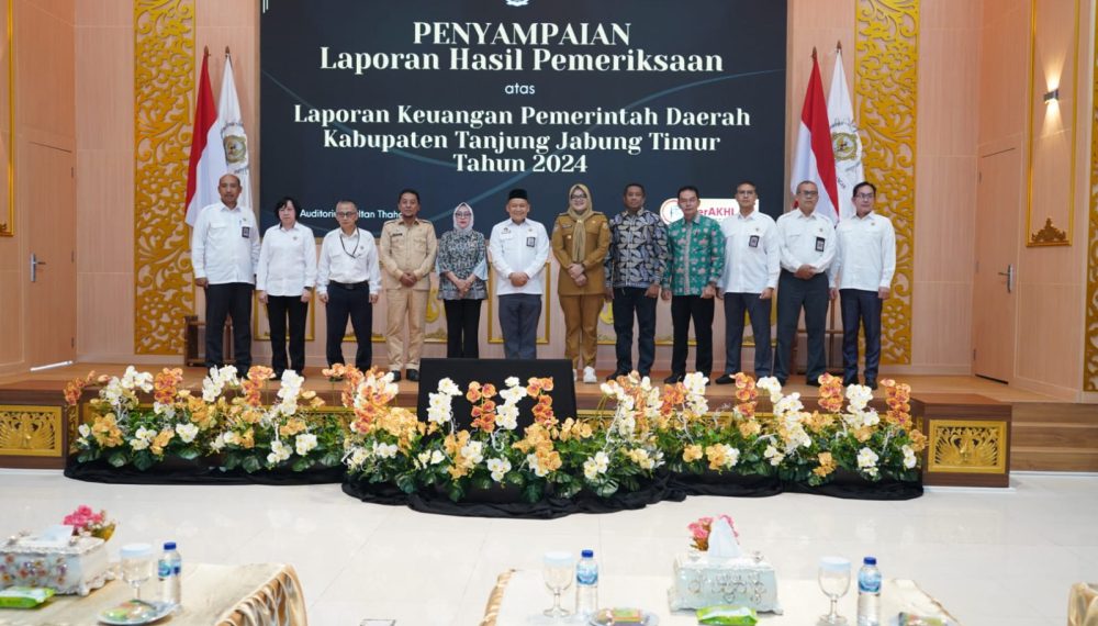 Kinerja Keuangan Baik, Tanjabtim Diganjar WTP ke-8