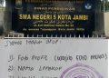 Dugaan Pungli di SMA Negeri 5 Kota Jambi, Kepsek: Itu Inisiatif Osis dan Sukarela dari Wali Murid