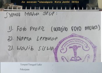 SMA 5 Kota Jambi Diduga Pungli Berkedok Sumbangan Pada Penerimaan Siswa Baru