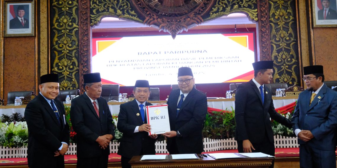 Raih Opini WTP Ke-13 Berturut-turut, Gubernur Al Haris: Pemprov Jambi Komitmen Tata Keuangan Dengan Baik