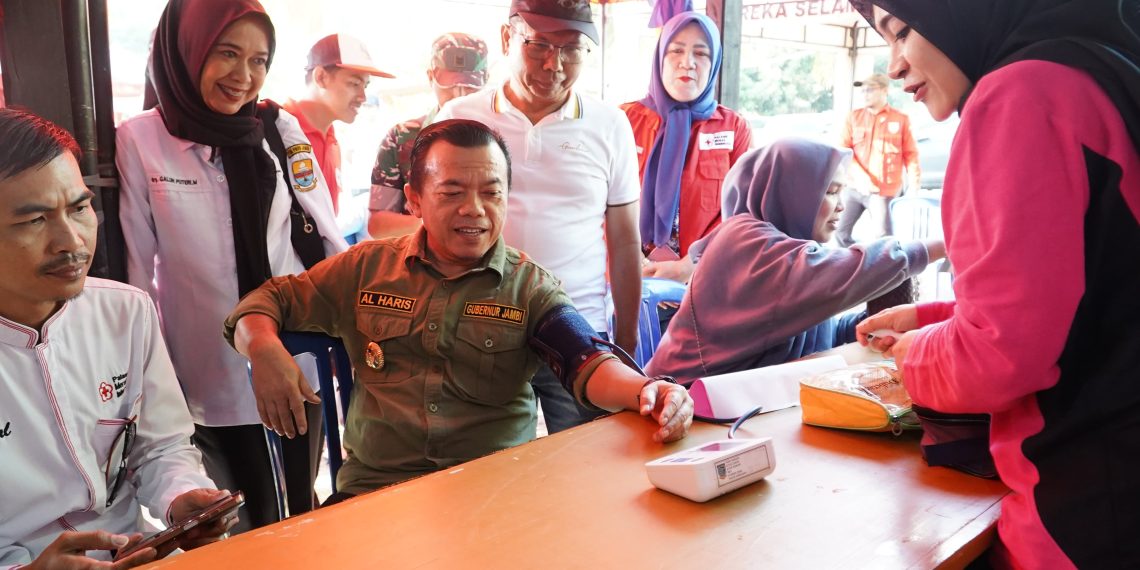 Gubernur Al Haris Harap Kampung Donor Darah Jadi Contoh Bagi Kelurahan di Provinsi Jambi
