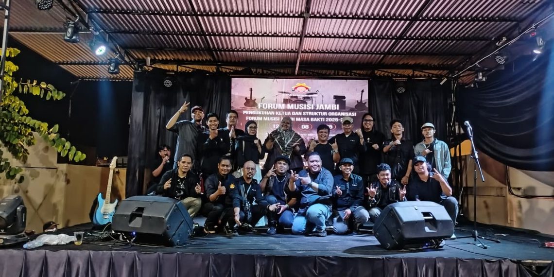 Resmi Pimpin FMJ, Mukhlis Komitmen Perkuat Peran FMJ Sebagai Rumah Bersama Musisi Jambi