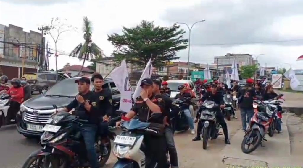 GRIB Jaya Jambi Semarakkan HUT RI ke-80 dengan Konvoi Ratusan Anggota