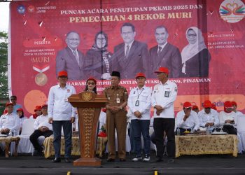 Pengenalan Kehidupan Kampus Mahasiswa Baru (PKKMB) 2025 Universitas Jambi (Unja). (dok.DiskominfoJambi)