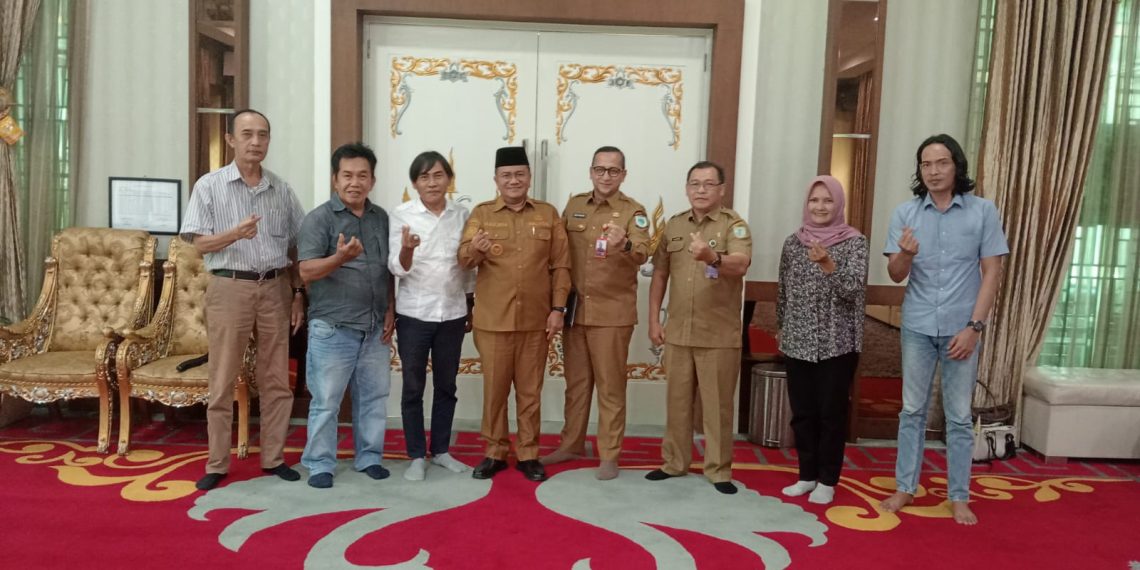 Forum Jurnalis Pendidikan Jambi dan Markas Seniman Jambi Audensi dengan Walikota Jambi, Ini yang Dibahas