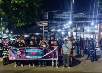 Nocturnity Riding Jilid II Satukan Komunitas Honda Jambi