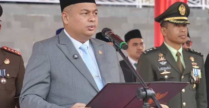 Ketua DPRD Kota Jambi Bacakan Teks Proklamasi pada Upacara HUT RI ke-80