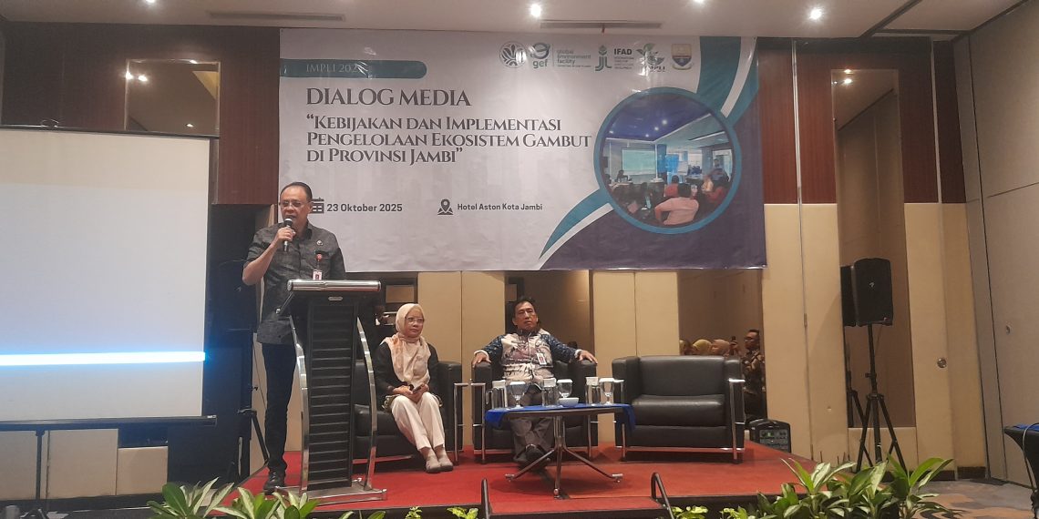 Gelar Dialog Media, Kadis LH Varial Adhi Tekankan Pengelolaan Ekosistem Gambut