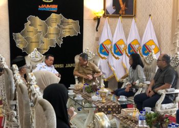 Gubernur Al Haris Audiensi Bersama Hutama Karya, Bahas Operasional Tol Tempino Sampai Simpang Ness