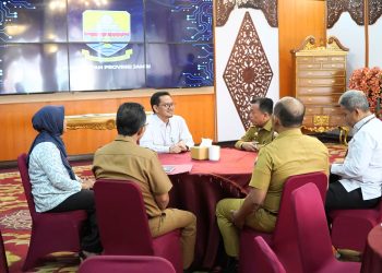 Gubernur Al Haris Terima Audensi BPKP Jambi, Bahas Kajian Strategis untuk Kebijakan Daerah dan Perkuat Kolaborasi Cegah Korupsi
