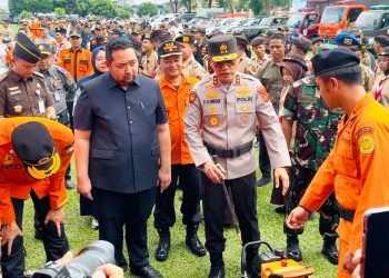 Gelar Apel Kesiapan Tanggap Darurat Bencana Hidrometeorologi, Kapolda Jambi: Bukti Negara Hadir