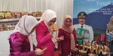 Ketua Dekranasda Muaro Jambi Resmi Buka Bazar Expo MTQ ke-54, UMKM Antusias Tampilkan Produk Unggulan